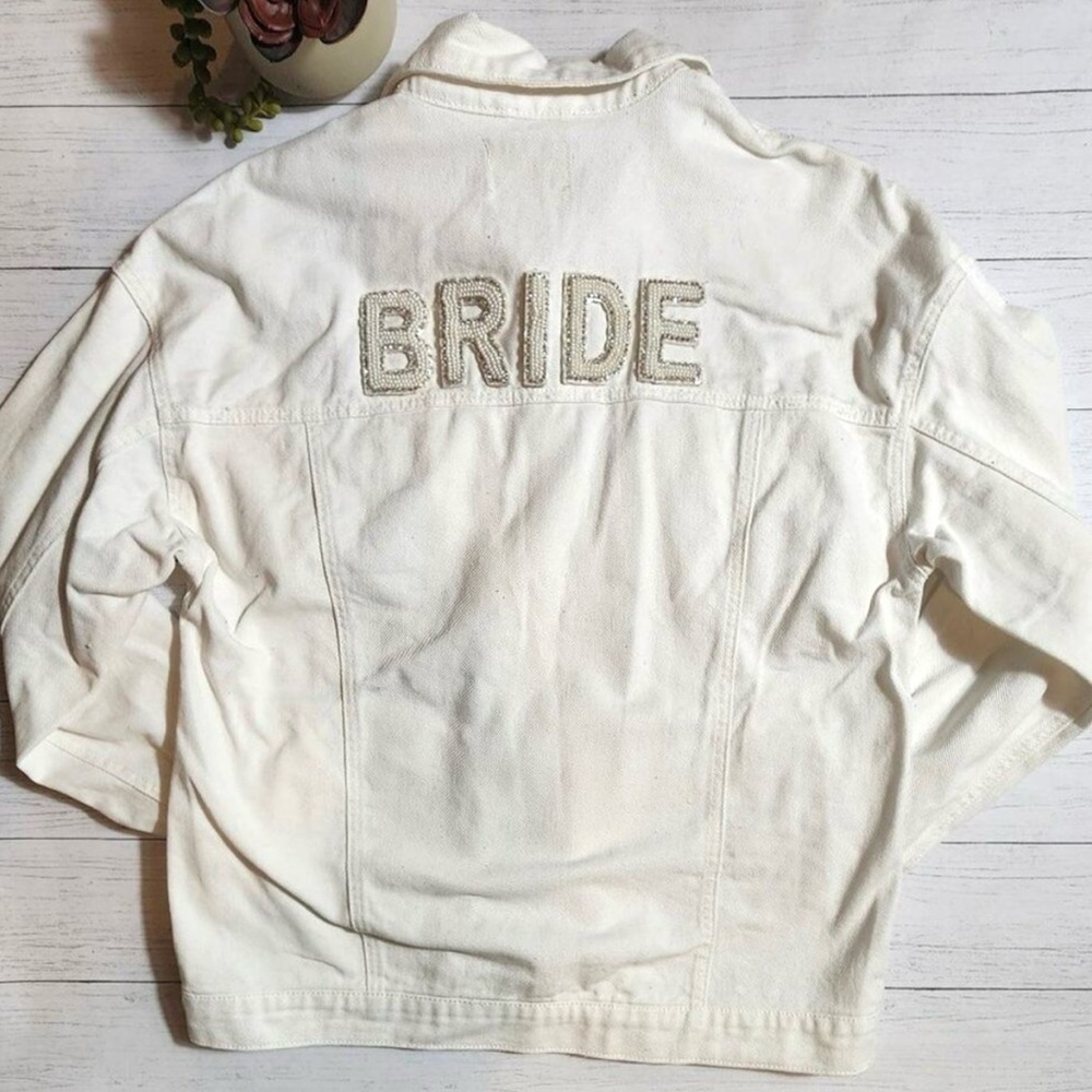 NWOT | Judith March | Bride Denim Jacket
